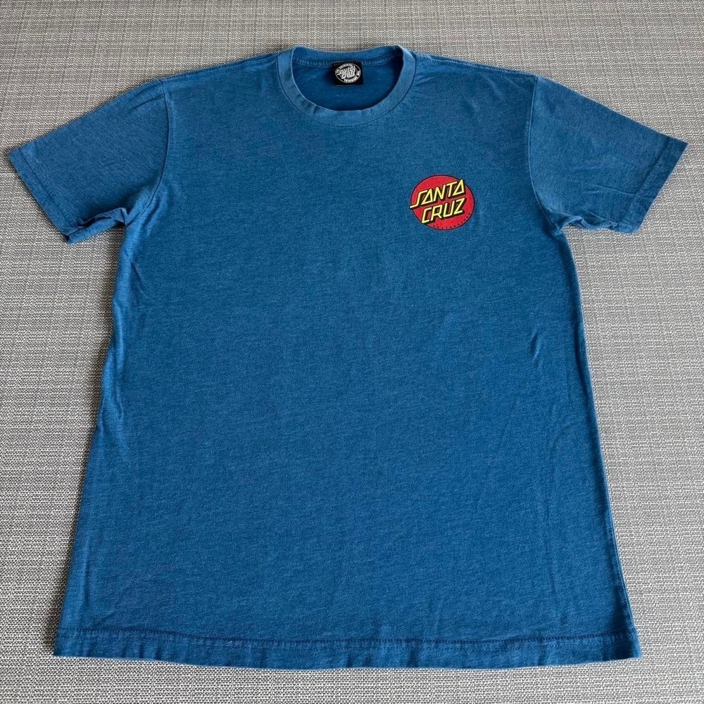 Santa Cruz Skateboards blue t-shirt